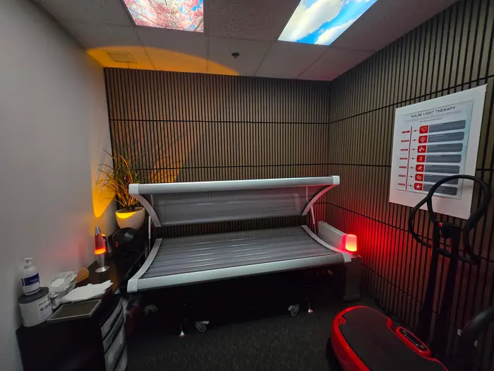 PRO 450 in a clinic treatment room with the canopy open